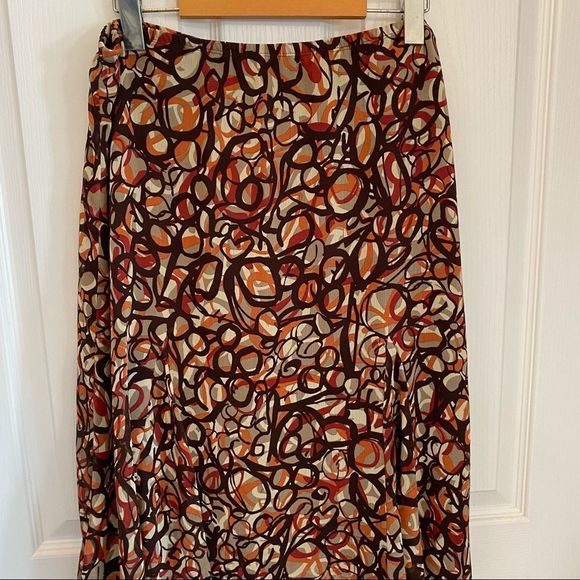 Bay Studio women’s elastic waist below the knee fully lined mixed browns XLP - Picture 7 of 7